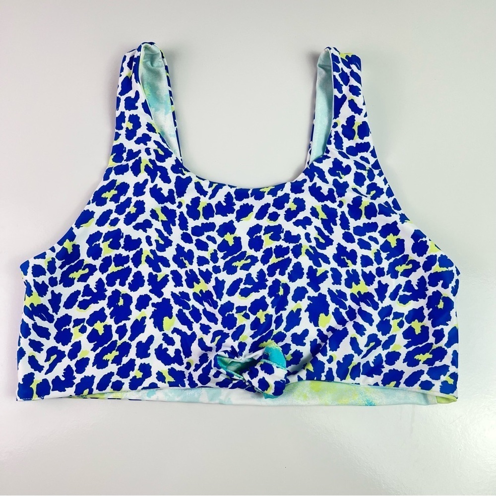 Treasure and Bond Girls Swim Top Reversible Sz 16